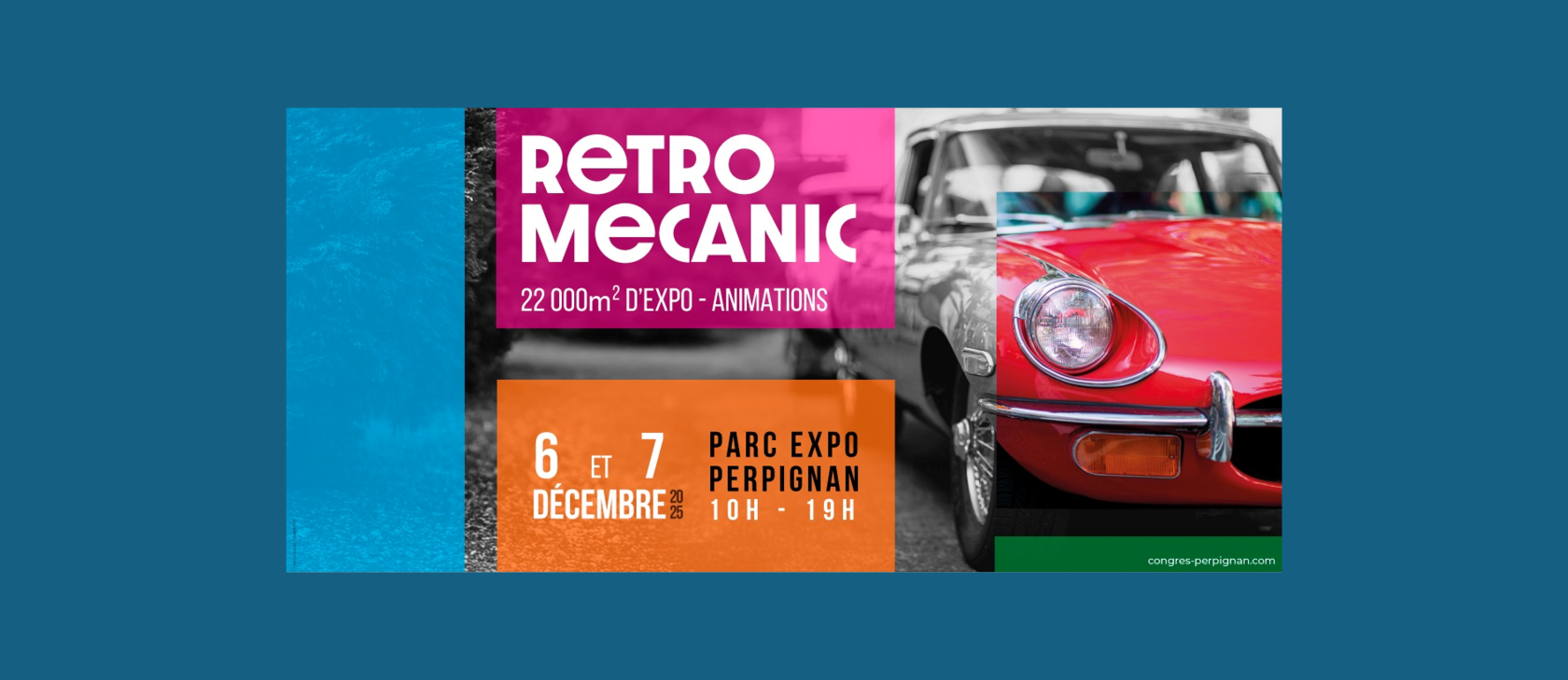 Moto Sud Évasion au salon Rétro Mécanic les 6 et 7 décembre au Parc Expo de Perpignan