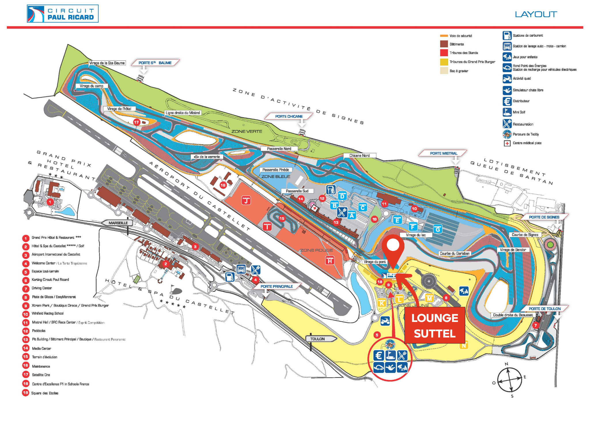 Plan du circuit