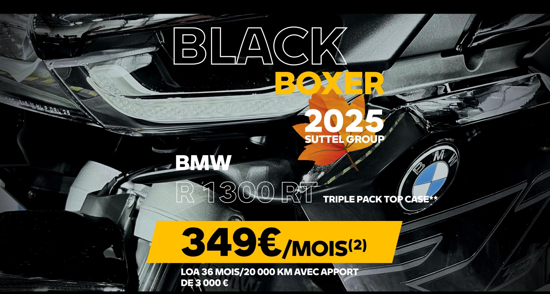 Black Boxer 2025 - Offre BMW R 1300 RT