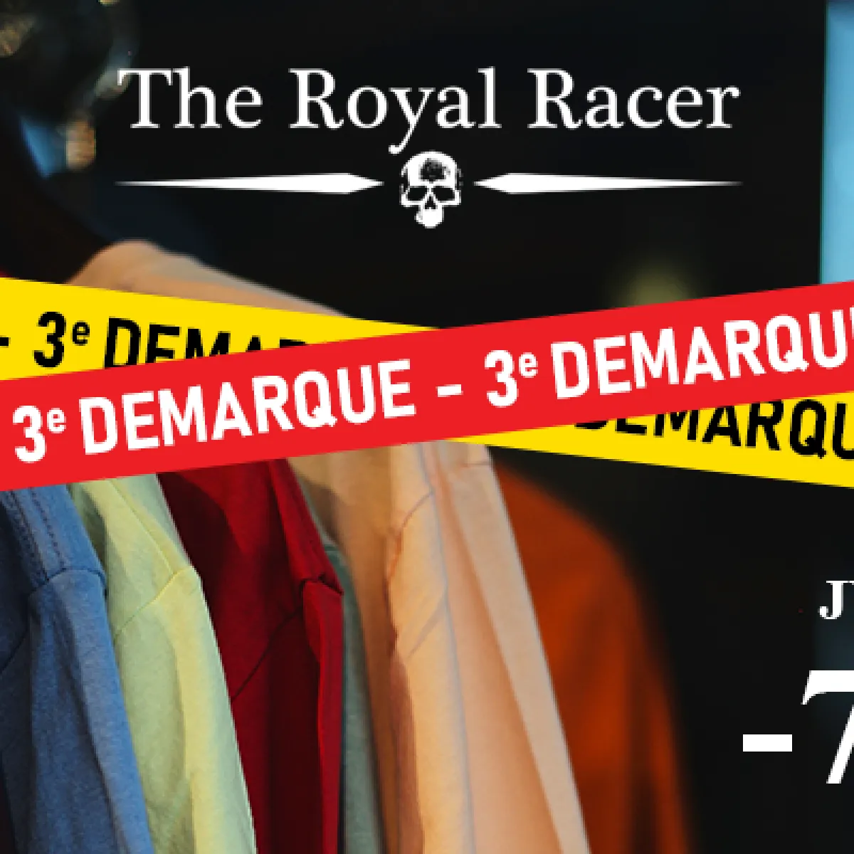 3ᵉ démarque des Soldes : jusqu'à -70 % sur la collection The Royal Racer