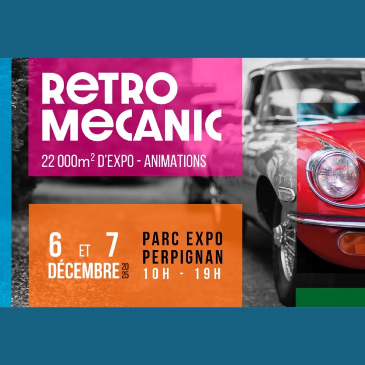 Moto Sud Évasion au salon Rétro Mécanic les 6 et 7 décembre au Parc Expo de Perpignan
