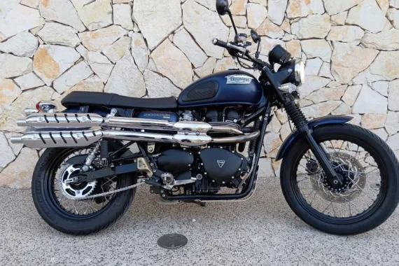 TRIUMPH Scrambler 900 EFI Bleu Matt