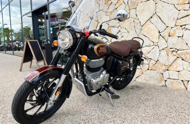 ROYAL ENFIELD 350  noir/or + option