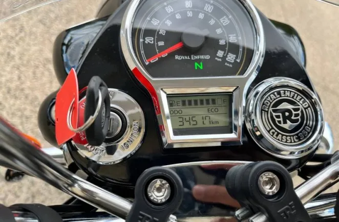 ROYAL ENFIELD 350  noir/or + option