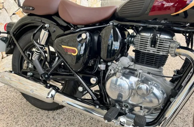 ROYAL ENFIELD 350  noir/or + option
