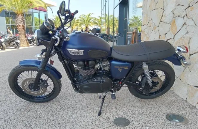 TRIUMPH 900 EFI Bleu Matt