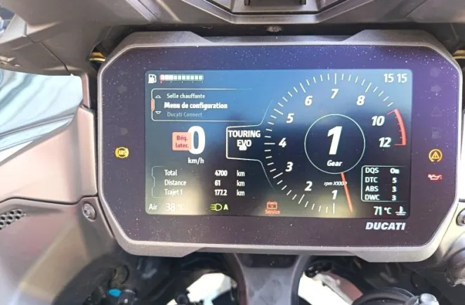 DUCATI Multistrada V4 S Travel & Radar 1ère main 4700 kms ! Ligne complète, Top case etc... gar