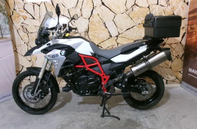 BMW F 800 GS A2 + AKRAPOVIC + TOP CASE + ESA