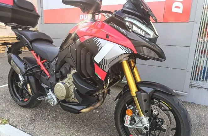 DUCATI Multistrada V4 Pikes Peak Ligne complète + top case gtie 24/02/2029