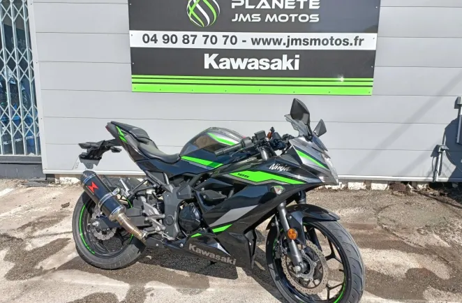 KAWASAKI 125 GAR 13/06/2030 POT,BULLE,CAPEAU DE SELLE A SAISIR