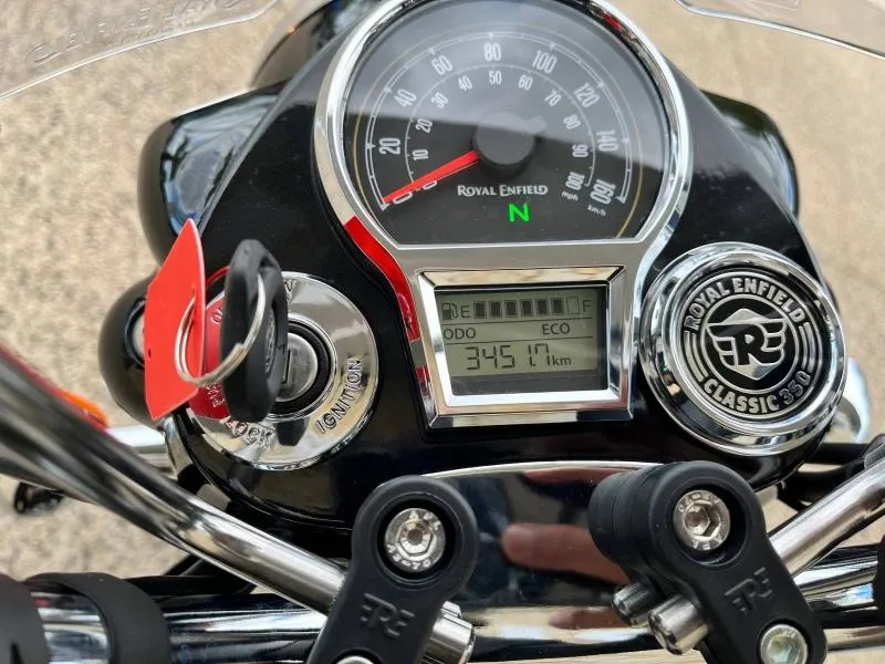 ROYAL ENFIELD 350  noir/or + option