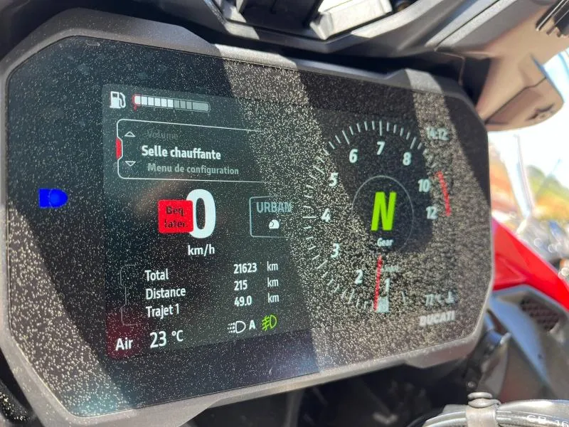 DUCATI V4 Rally 1160 Adventure Travel & Radar