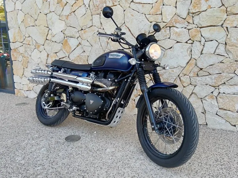 TRIUMPH 900 EFI Bleu Matt