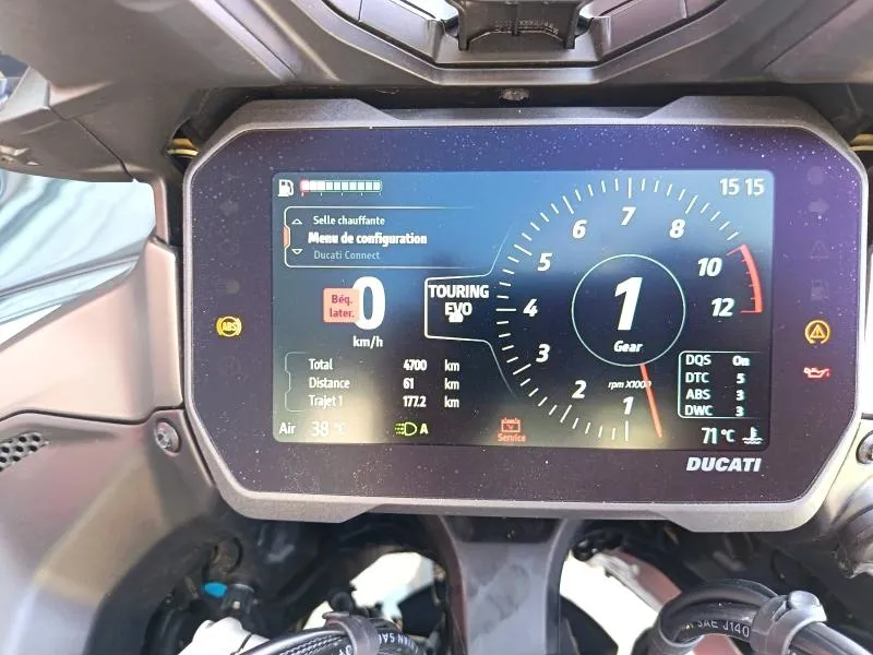 DUCATI Multistrada V4 S Travel & Radar 1ère main 4700 kms ! Ligne complète, Top case etc... gar