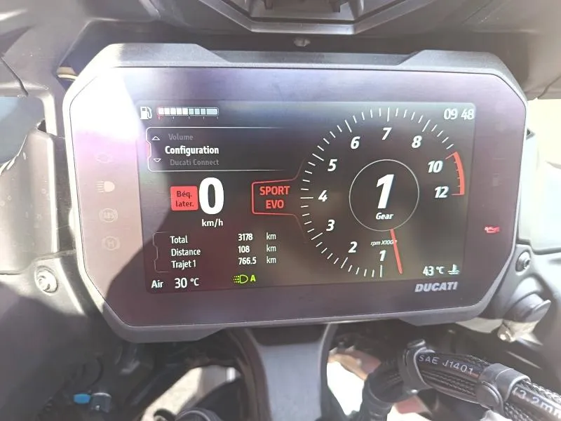 DUCATI Multistrada V4 Pikes Peak Ligne complète + top case gtie 24/02/2029