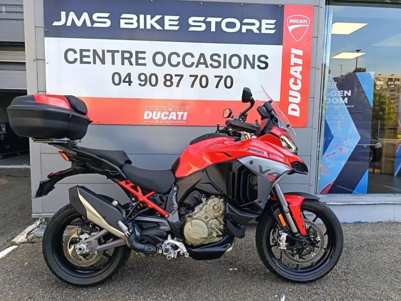 DUCATI V4 S 1ERE MAIN (Ex Démo) + Top Case